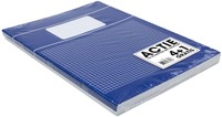 Schrift  SOHO Basic A4 ruit 5x5mm 80 pagina's 60gr assorti 5 stuks-2