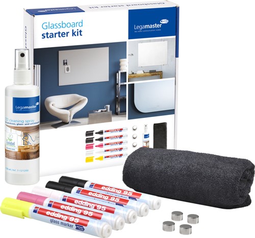 Glasbord Legamaster starterkit-3