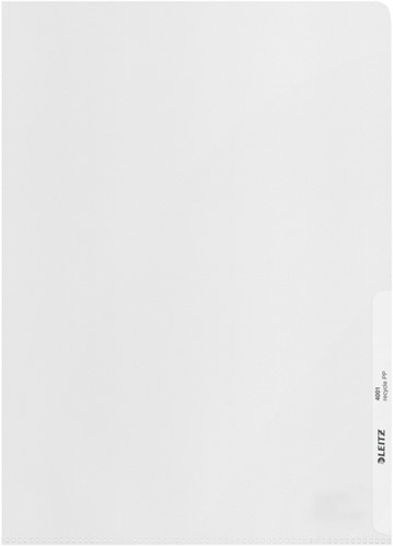 Insteekmap L-model Leitz Recycle A4 0.10mm PP transparant 25 stuks