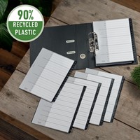 Tabblad Leitz Recycle A4 11-gaats 1-12 extra breed PP-5