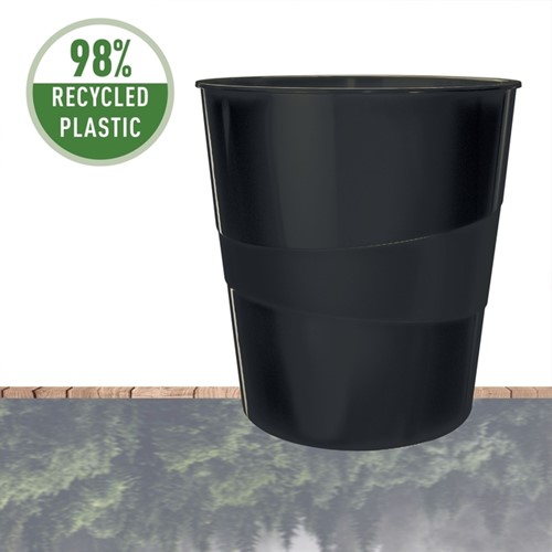 Papierbak Leitz Recycle 15 liter zwart-5