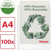 Showtas Esselte recycle PP A4 70µ 11-gaats transparant 100 stuks-1