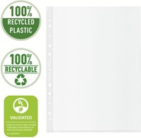 Showtas Esselte recycle PP A4 70µ 11-gaats transparant 100 stuks-2