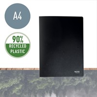 Showmap Leitz Recycle A4 20-tassen gerecycled PP zwart-2