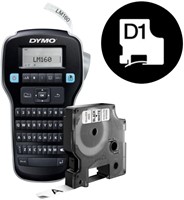 Labelprinter Dymo LabelManager 160 draagbaar azerty 12mm zwart valuepack-2