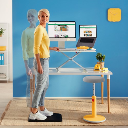 Laptopstandaard Leitz Ergo Cosy verstelbaar recyled grijs-6