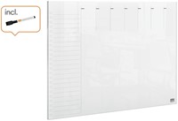 Weekplanner Nobo transparant acryl A4-8