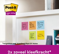 Memoblok Post-it Z-Notes R330 Super Sticky 76x76mm Boost 5 stuks-2