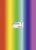Fotokarton Folia 300gr 50x70cm 1650 regenboog