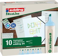 Markeerstift edding 24 EcoLine pastel blauw-3