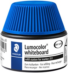 Viltstiftvulling Staedtler Lumocolor whiteboard 30ml blauw