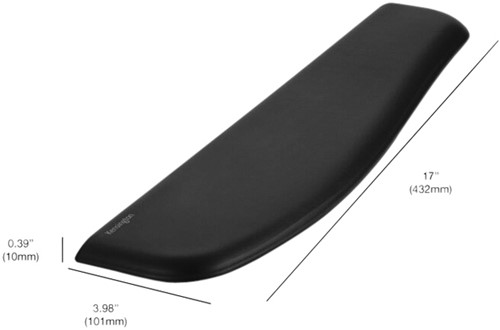 Polssteun Kensington ErgoSoft voor slank toetsenbord zwart-3