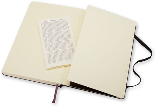 Notitieboek Moleskine pocket 90x140mm ruit 5x5mm soft cover zwart-1