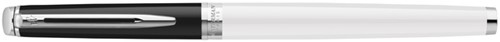 Vulpen Waterman Hémisphère Colour Blocking black en white CT fijn-3