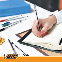 Balpen Bic Cristal medium rood-3