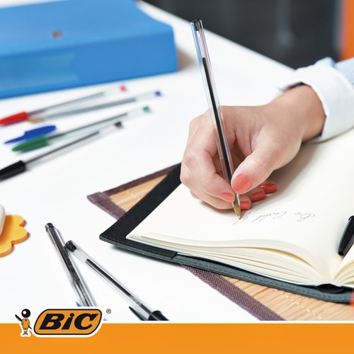 Balpen Bic Cristal medium rood-3