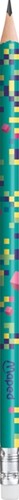 Potlood Maped Pixel Party met gum set à 12 stuks assorti-3