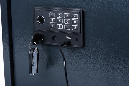 Sleutelkast Pavo High security Magnettag met fingerprintslot 100 haken 600x480x150mm-4