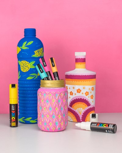 Paintmarker Uni POSCA PC8K breed schuin lichtgroen-6