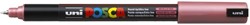 Paintmarker Uni POSCA PC1MR extra fijn metallic rood