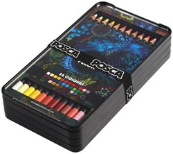 Kleurpotloden Posca assorti set à 36 stuks