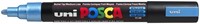 Paintmarker Uni POSCA PC5M medium metallic blauw