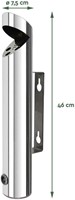 Asbak BRASQ wand AT200 RVS-2