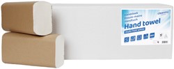 Handdoek Cleaninq H2 i-vouw 2-laags 205x240mm 25x150 vel wit