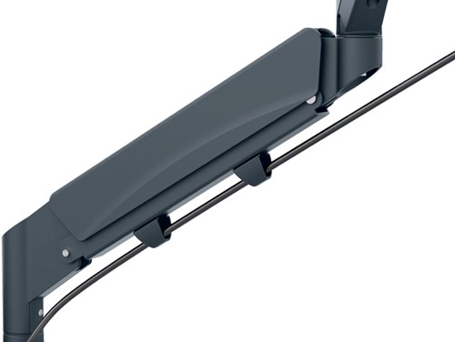 Monitorarm Leitz Ergo ruimtebesparend enkel donkergrijs-2