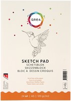 Schetsblok Qrea A5 24 vel 120gr gelijmd