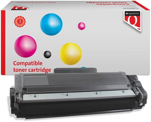 Toner Quantore alternatief tbv brother TN-2510XL Zwart HC