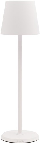 Tafellamp Securit Feline LED oplaadbaar dimbaar wit