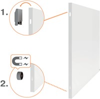 Whiteboard Nobo Infinity randloos 90x120cm-1