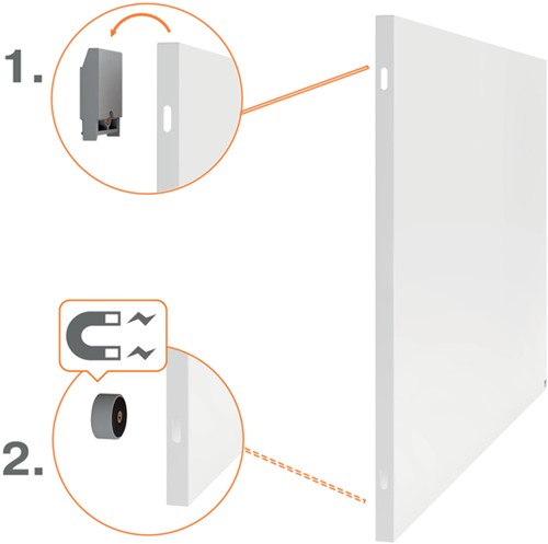 Whiteboard Nobo Infinity randloos 90x120cm-1