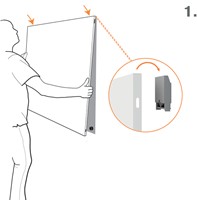 Whiteboard Nobo Infinity randloos 90x120cm-2