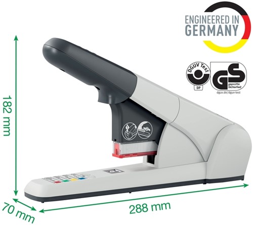 Nietmachine Leitz Heavy Duty 80 vel zilver-9