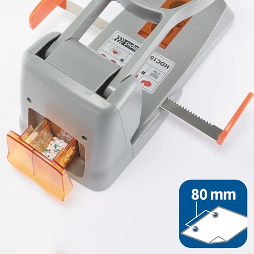 Perforator Rapid Supreme Heavy Duty HDC150/2 2-gaats 150 vel zilver/oranje-5