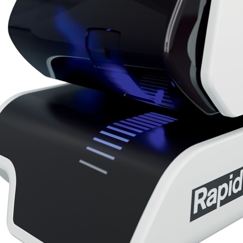 Nietmachine Rapid Supreme contactloos elektrisch 5025e 25 vel wit-8