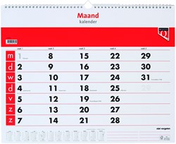 Maandkalender 2027 Quantore