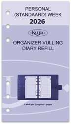 Agendavulling 2026 Kalpa Personal 7dagen/2pagina's