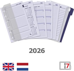 Agendavulling 2026 Kalpa Pocket jaardoos 7dagen/2pagina'