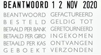 Woord-datumstempel Colop 04000/WD 12 teksten-2