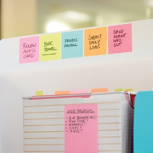 Memoblok Post-it 2030 76x76mm kubus ultra assorti-2