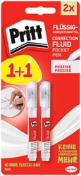 Correctiepen Pritt fluid 8ml blister a 1+1