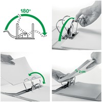 Ordner Leitz 1010 180° 80mm PP A4 oranje-2