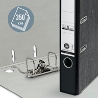 Ordner Leitz 1050 klassiek gewolkt 180° 50mm karton A4 zwart-3