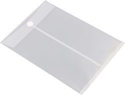 Enveloptas Europel A4 240x335mm staand PP transparant wit