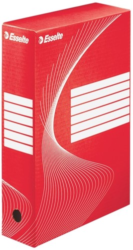Archiefdoos Esselte Boxycolor  80mm 352x250mm rood