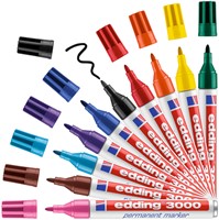 Viltstift edding 3000 rond 1.5-3mm lichtoranje-3
