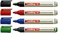 Viltstift edding 21 EcoLine rond rood 1.5-3mm-2